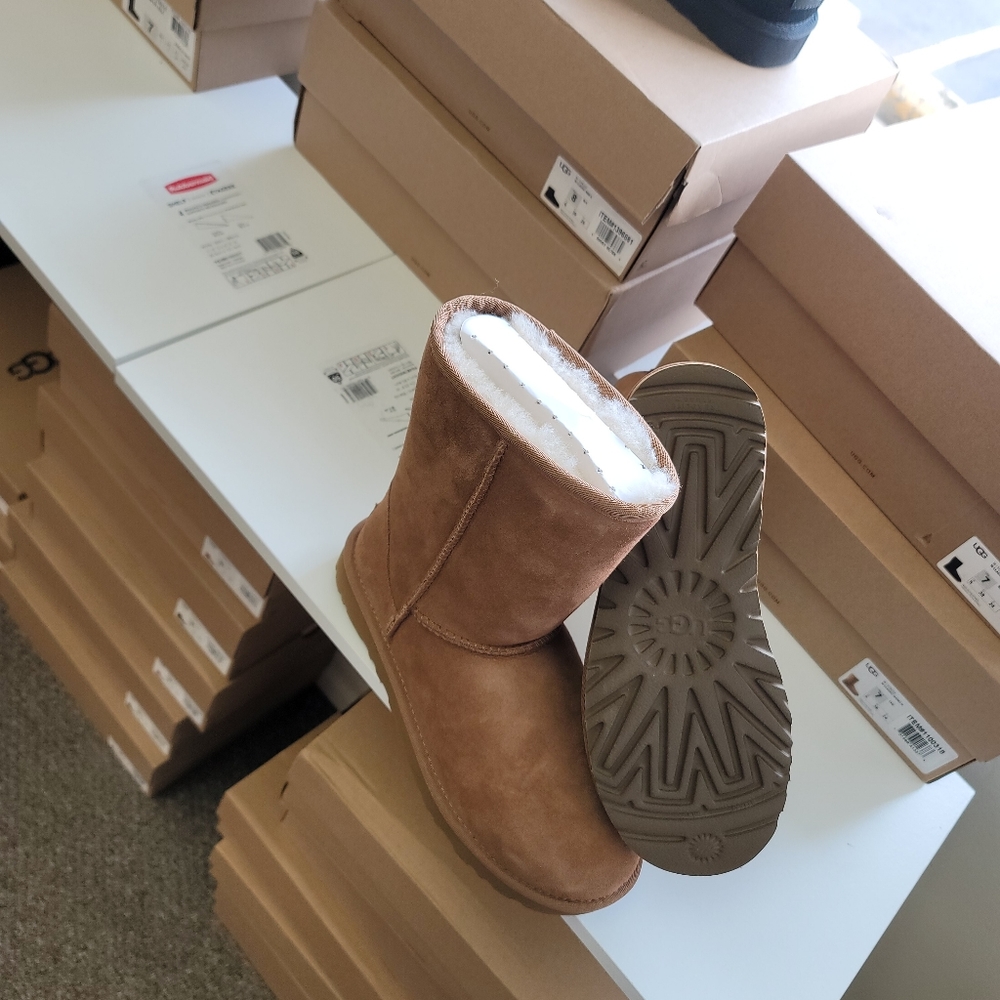 🎁UGG Classic Short II Boots for Women - Chestnut